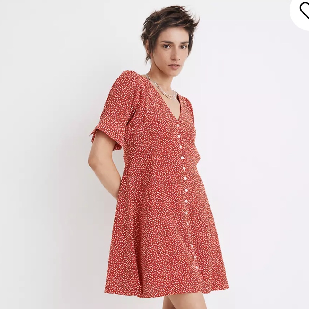 Madewell Silk Mini Dress